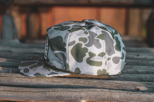 The Icon Rope Hat — Marsh Camo